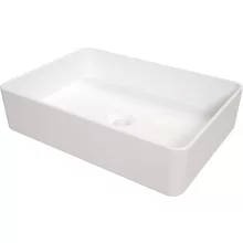   Deante Square pultra tehető kerámia mosdó 50,5x35,5 cm, fehér CGS6U5S