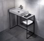 Deante Correo fekete fürdőszobai mosdóállvány CKC N90A