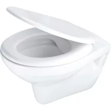 Deante Boro perem nélküli wc csésze ülőkével fehér kivitelben