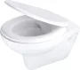 Deante Boro perem nélküli wc csésze ülőkével fehér kivitelben