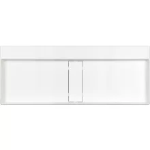   Deante Blur Pultra tehető gránit mosdó 100x40 cm lefolyófedéllel, alabástrom CQB_AU1S