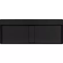   Deante Blur Pultra tehető gránit mosdó 100x40 cm lefolyófedéllel, matt fekete CQB_NU1S