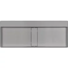   Deante Blur Pultra tehető gránit mosdó 100x40 cm lefolyófedéllel, metál szürke CQB_SU1S