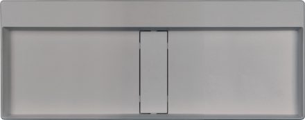 Deante Blur Pultra tehető gránit mosdó 100x40 cm lefolyófedéllel, metál szürke CQB_SU1S