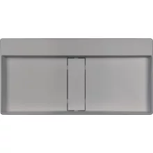   Deante Blur Pultra tehető gránit mosdó 80x40 cm lefolyófedéllel, metál szürke CQB_SU8S