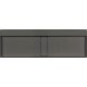 Deante Blur Pultra tehető gránit mosdó 120x40 cm lefolyófedéllel, antracit metál CQB_TU2S