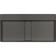   Deante Blur Pultra tehető gránit mosdó 80x40 cm lefolyófedéllel, antracit metál CQB_TU8S