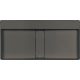 Deante Blur Pultra tehető gránit mosdó 80x40 cm lefolyófedéllel, antracit metál CQB_TU8S