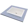 Deante Correo beépíthető gránit mosdó 50x35 cm, alabástrom CQR_AU5U