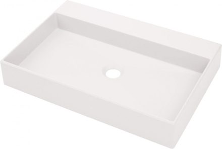 Deante Correo pultra ültethető gránit mosdó 60x40 cm, alabástrom CQR_AU6S