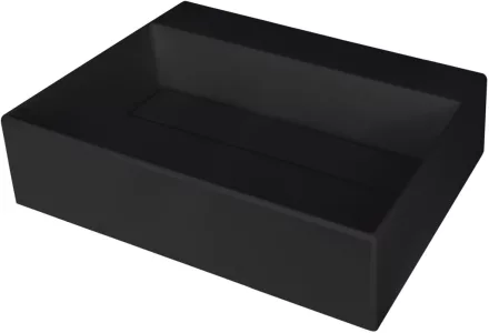 Deante Correo Pultra tehető gránit mosdó 50x40 cm, matt fekete CQR_NU5M