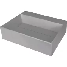   Deante Correo Pultra tehető gránit mosdó 50x40 cm, szürke metál CQR_SU5M