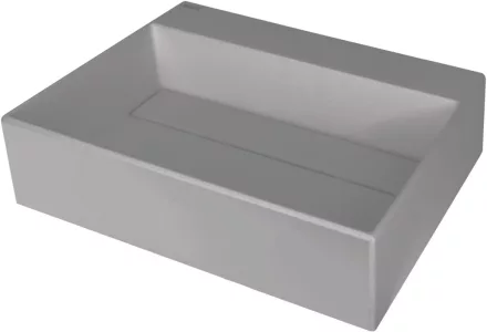 Deante Correo Pultra tehető gránit mosdó 50x40 cm, szürke metál CQR_SU5M