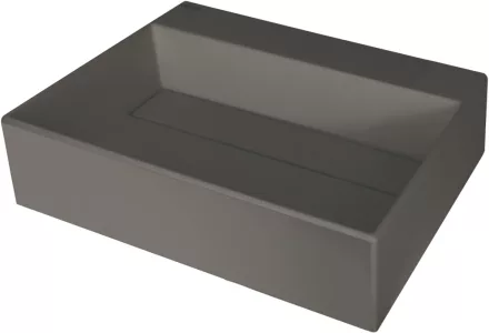 Deante Correo Pultra tehető gránit mosdó 50x40 cm, antracit metál CQR_TU5M