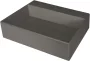 Deante Correo Pultra tehető gránit mosdó 50x40 cm, antracit metál CQR_TU5M