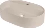 Deante Silia pultra tehető gránit mosdó 55x35 cm csaptelep szigettel, bézs CQS_5U6B
