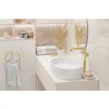   Deante Silia pultra ültethető gránit mosdótál 55x35 cm, alabástrom CQS_AU6S