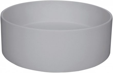 Deante Silia pultra ültethető gránit mosdótál 36 cm, szürke metál CQS_SU4S
