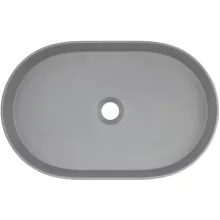   Deante Silia pultra ültethető gránit mosdótál 55x35 cm, szürke metál CQS_SU6S