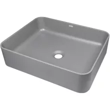  Deante Temisto pultra tehető gránit mosdó 50x40 cm, szürke metál CQTSU5S
