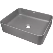   Deante Temisto pultra tehető gránit mosdó 50x40 cm, antracit metál CQTTU5S