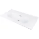 Deante Tubo beépíthető kerámia mosdó 80x38,5 cm csaplyukkal, fehér CTU_6U8M