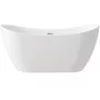 Deante Arnika szabadon álló ovális akril fürdőkád 1500x720 mm fehér kivitelben