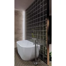   Deante Silia falhoz illeszthető akril kád 150x75 cm, fehér KDS_015W
