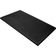 Deante Correro szögletes gránit zuhanytálca 1400x700 mm nero kivitelben