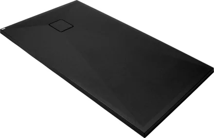 Deante Correro szögletes gránit zuhanytálca 1400x700 mm nero kivitelben