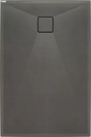 Deante Correo szögletes gránit zuhanytálca 120x70 cm, antracit metál KQR_T73B