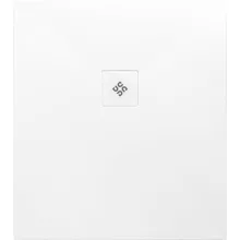   Deante Silia akril zuhanytálca csúszásgátló felülettel 90x80 cm, fehér KSKA00809B