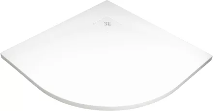 Deante Silia ívelt akril zuhanytálca csúszásgátló felülettel 90x90 cm, fehér KSPA00909B