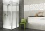 Deante Cubic szögletes zuhanykabin 90x90 cm, átlátszó üveggel, króm profil KTI 043P