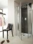 Deante Cubic szögletes zuhanykabin 80x80 cm, átlátszó üveggel, króm profil KTI 044P