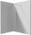 Deante Prizma walk-in zuhanyfal króm kivitelben