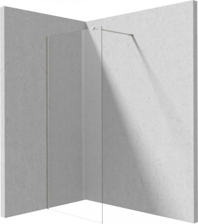 Deante Prizma fix Walk-in zuhanyfal 90x195 átlátszó üveggel, króm profilszín KTJ_039P