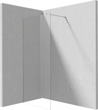 Deante Prizma fix Walk-in zuhanyfal 90x195 átlátszó üveggel, króm profilszín KTJ_039P