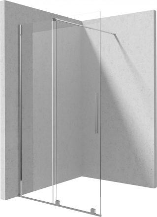 Deante Prizma Walk-in zuhanyajtó 90x195 átlátszó üveggel, króm profilszín KTJ_039R