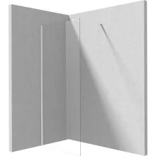Deante Prizma walk-in zuhanyfal 1100x1950 mm fehér kivitelben