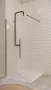 Deante Prizma fix Walk-in zuhanyfal 90x195 átlátszó üveggel, szálcsiszolt bronz profilszín