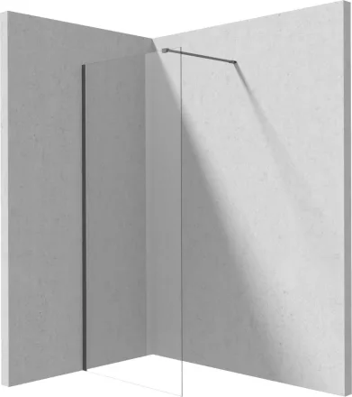 Deante Prizma walk-inzuhanyfal 1000x1950 mm titanium kivitelben