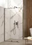 Deante Prizma Walk-in megfordítható zuhanyajtó 100x195 átlátszó üveggel, titánium profilszín KTJ_D30R