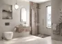 Deante Prizma Walk-in zuhanyajtó 120x195 átlátszó üveggel, titánium profilszín KTJ_D32R