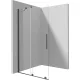 Deante Prizma walk-in csúsztatható zuhanyfal 1400x1950 mm titanium kivitelben