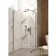 Deante Prizma Walk-in zuhanyajtó 90x195 átlátszó üveggel, titánium profilszín KTJ_D39R