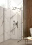 Deante Prizma Walk-in zuhanyajtó 90x195 átlátszó üveggel, titánium profilszín KTJ_D39R