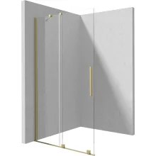   Deante Prizma Walk-in zuhanyajtó 120x195 átlátszó üveggel, szálcsiszolt arany profilszín KTJ_R32R