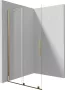 Deante Prizma Walk-in zuhanyajtó 120x195 átlátszó üveggel, arany profilszín KTJ_Z32R