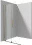 Deante Prizma Walk-in zuhanyajtó 120x195 átlátszó üveggel, arany profilszín KTJ_Z32R